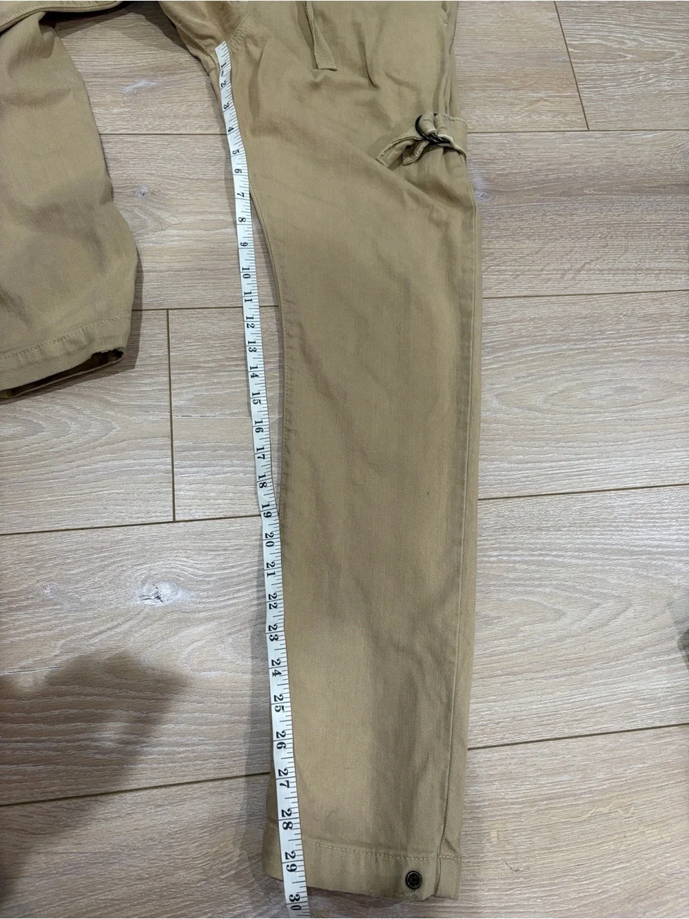 True Religion Men's Khaki Cargo Joggers